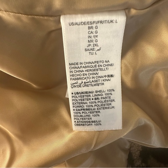 Daily Ritual Cheetah Print Jacket - L - Picture 5 of 6